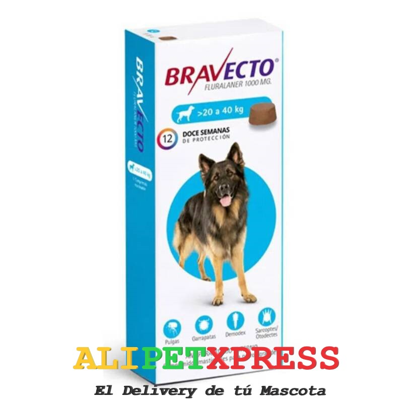 Bravecto comprimido para Perros (20 a 40kg)